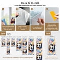 thumbnail image 6 of Sports Football, Minimalist Painted Art Window Privacy Film, Static Cling UV Sun Blocking Heat Control Window Tint Day and Night, Non-Adhesive Reusable One Way Windows Privacy Cover 17.7''x78.7'', 6 of 7