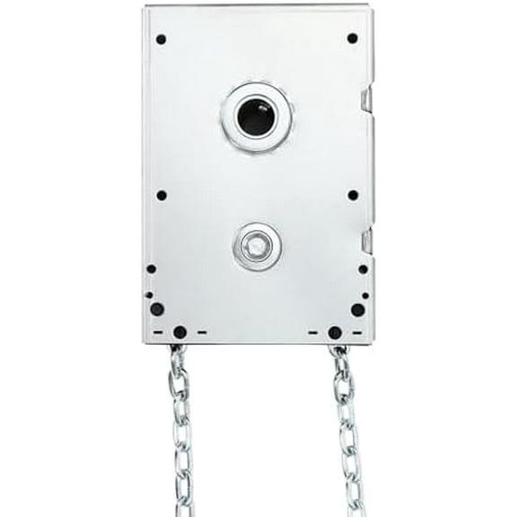 Garage Door Chain Hoist Opener, Chain Hoist for Roll Up Doors with 26FT Chain Wall Mounted Mount Load Bearing Capacity 330LBS Gear Ratio 4:1