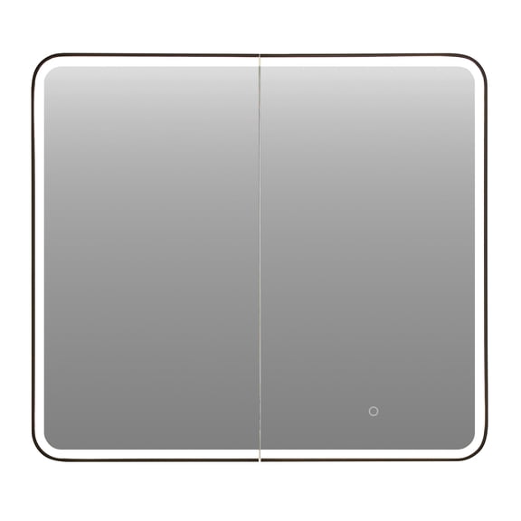 Ostaria 36" Aluminum Surface-Mount/Reccessed Lighted Mirror Medicine Cabinet