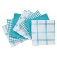 thumbnail image 2 of T-fal Coordinating Flat Waffle Weave Dish Cloth Set - 100% Pure Cotton - 8-Pack - 12 in. x 13 in. - Breeze, 2 of 6