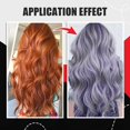 thumbnail image 4 of Tinte para el cabello púrpura gris Crema para teñir el cabello Color permanente para cabello suave y sedoso hermoso oso de fresa Electrónica, 4 of 4