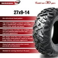 thumbnail image 2 of (2) 27x9-14 ATV Front Tire Set for 13-16 Arctic Cat Wildcat X/4X Bighorn Style, 2 of 6