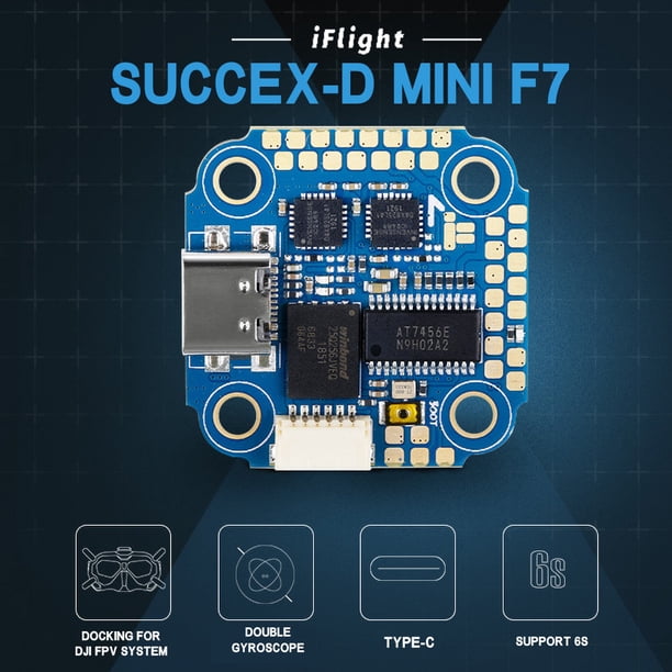 iFlight SucceX-D MINI F7 TwinG Flight Controller for DJI Air Unit FPV
