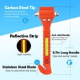 thumbnail image 4 of Car Window Breaker Hammer and Seat Belt Cutter 2-in-1, Emergency Escape Tool, Safety Glass Breaker, Automotive Safety Essentials and Accessories, 2 Packs, 4 of 5