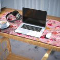 thumbnail image 3 of Long Mouse Pads for Desk,Pink Cartoon Dinosaurs Landscape Pattern Desk Mats on Top Of Desks, Desk Mouse Pad Extra Large with 3mm Non-Slip Base and Stitched Edge for Gaming,Office,Work,Home 35.4"x15.7", 3 of 6