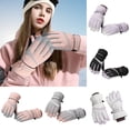 thumbnail image 5 of JJKBVCLO Gants de Ski Chauds d'Hiver pour Femmes Gants de Cyclisme d'Extérieur à Écran Tactile, 5 of 5