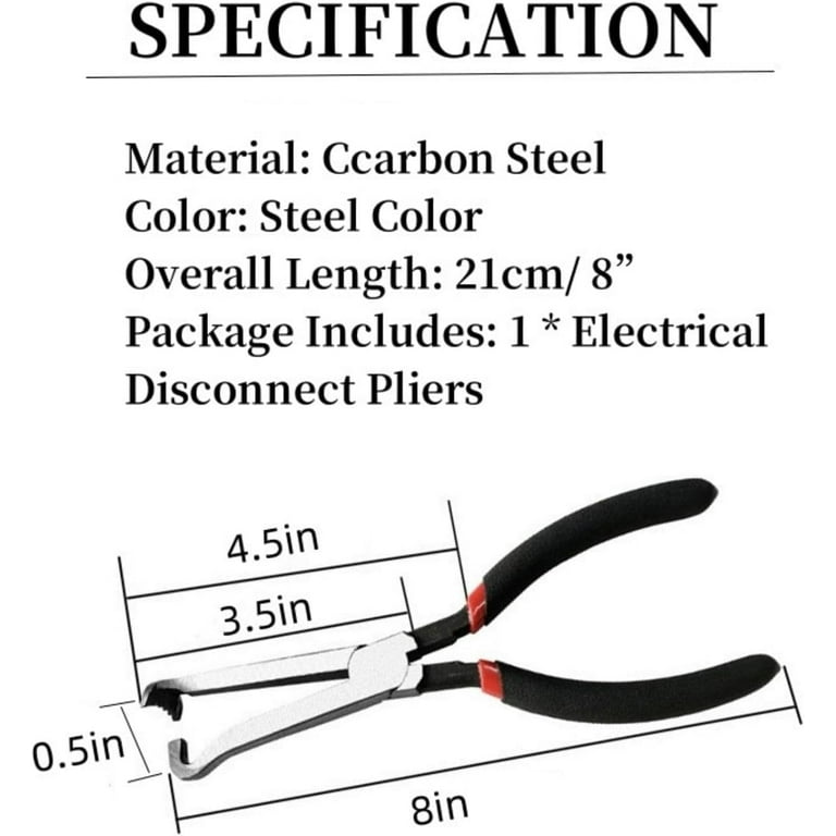 DIMILI Electrical Disconnect Tool Kit – 3 Pliers, 8 Terminal Pin Removers, Glove & Storage Bag DIMILI Electrical Disconnect Tool Kit – 3 Pliers, 8 Terminal Pin Removers, Glove & Storage Bag