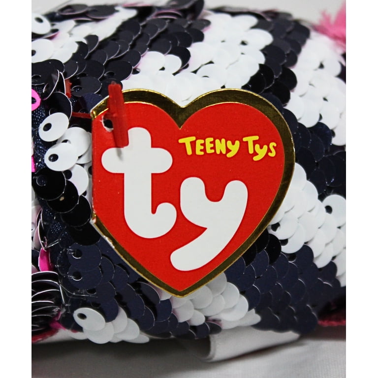 ぬいぐるみ・マスコット Tyyyy TY Beanie Boos - Teeny Tys Stackable Plush - ZOEY the Zebra (4