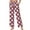 Cow Diamond Print Pink, variant on Cow Diamond Print Beige Women’s Palazzo Trousers Pants Drawstring High Waist Wide Leg Daily Trousers Comfy Elastic Flowy Slacks with Pockets, XXL