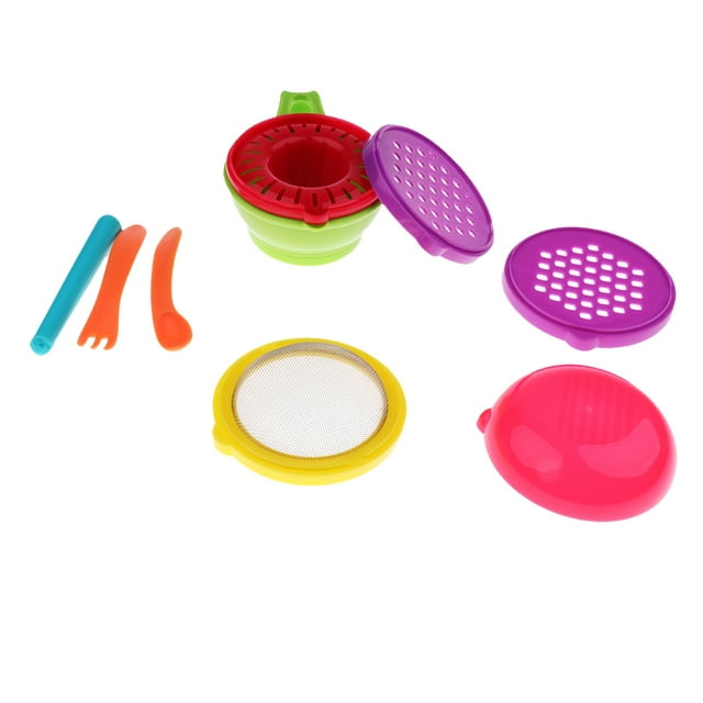 Molinillo de comida para bebés Zulema Juego de alimentación Amoladora trituradora manual