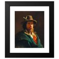 thumbnail image 2 of Giuseppe Barison 20x24 Black Modern Framed Museum Art Print Titled - Portrait of a Man, 2 of 5