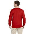 thumbnail image 2 of The Gildan Adult Ultra Cotton 6 oz Long Sleeve T-Shirt - RED - 4XL, 2 of 2