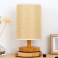thumbnail image 3 of Mchoice Bedside Lamp Night Light Warm White Gift Wood Table lamp , Home & Garden LED Light, 3 of 7