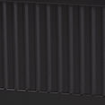 thumbnail image 6 of Baxton Studio Primrose Mid-Century Black Fluted Wood King Size Platform Bed, 6 of 6