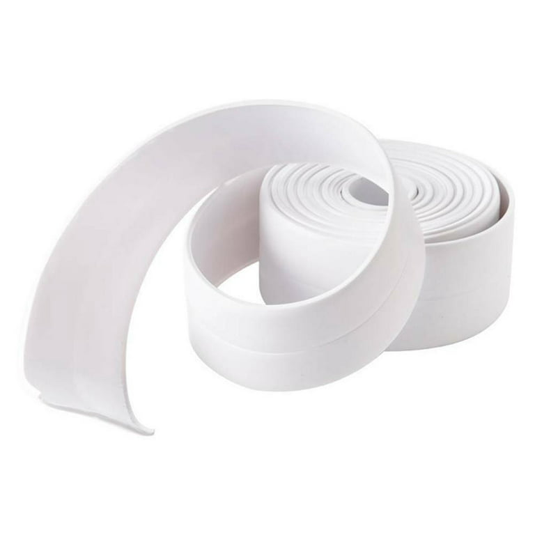 Bathroom Shower Sink Bath Sealing Strip Tape White PVC Self adhesive  Waterproof