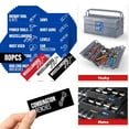 thumbnail image 2 of Oolbox Organization Magnetic Labels - 80 Large Tool Chest Organizer LabelsUS, 2 of 8