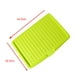 thumbnail image 2 of Apmemiss Silicone Dish Drying Mat with Built-in Drain Lip, Dish Drying Mats for Kitchen Counter, Hygienic Ultra Absorbent Dish Drying Pad, Sturdy Compact Easy to Clean Tray, 17.5" x 12", 2 of 3