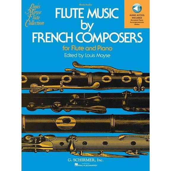 Flute Music by French Composers for Flute and Piano Book/Online Audio (Paperback)