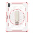 thumbnail image 2 of iPad 10th Generation Case 2022,TECH CIRCLE Military Grade Heavy Duty Shockproof Silicone Protective Cover for iPad 10th Gen 10.9 Inch 360? Rotatable Stand Pencil Holde Case for Girl Boy,Pink, 2 of 9