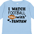 thumbnail image 4 of Inktastic I Watch Football with My Pawpaw Boys Long Sleeve Toddler T-Shirt, 4 of 5