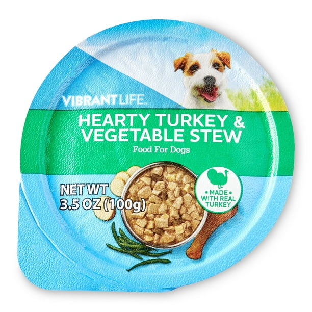 Vibrant Life Hearty Turkey & Vegetable Stew Wet Dog Food ...
