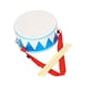 thumbnail image 1 of Juguete educativo práctico de tambor de mano de doble cara con percusión de mazo. azul, 1 of 9