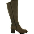 thumbnail image 2 of Sun + Stone Womens Viviaan Zip up Buckle Knee-High Boots, 2 of 3