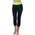 thumbnail image 7 of ToBeInStyle Women's Comfy Capri Yoga Pants with Criss-Cross Design, 7 of 7