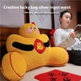 thumbnail image 3 of MOMOJIA Chinese New Year Theme Backrest Cushion Cartoon Shape Home Decors Lumbar Pillow, 3 of 15