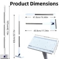 thumbnail image 5 of 2026 Upgraded Zero Touch Snap-Grip Mini Mop, Disposable Dust Mop Compatible with 10 Reusable Cloths, Stainless Steel Hands Free Flat, One-Click Replacement Design, for Multi Cleaning, 5 of 8