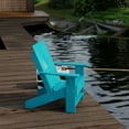 thumbnail image 3 of Wildridge Contemporary Adirondack Chair, Aruba Blue - All-Weather Recycled Plastic Furniture for Patio, Deck, Lawn, 3 of 4