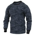 thumbnail image 2 of Rothco Long Sleeve Digital Camo T-Shirts - Midnight Digital Camo, 2X-Large, 2 of 2
