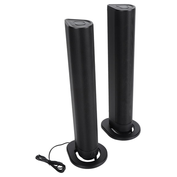 Barre de Son Stéréo 3D, Kit de Haut-Parleur Technologie DSP Fibre Optique aux BT Support Batterie Lithium 2000mAh 8-10m Transmission pour Maison TV Ordinateur