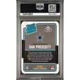thumbnail image 3 of 2016 Panini Donruss Dak Prescott #362 Press Proof Silver Die Cut /75 PSA 10, 3 of 3