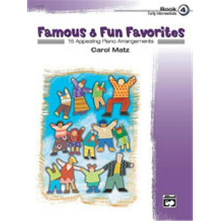 Alfred 00-23250 Famous & Fun Favorites- Book 4 - Music Book