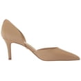 thumbnail image 6 of Sam Edelman Viv Soft Beige Fashion Slip On Pointed Toe Low Heeled Pump Shoes (Soft Beige, 5.5), 6 of 8