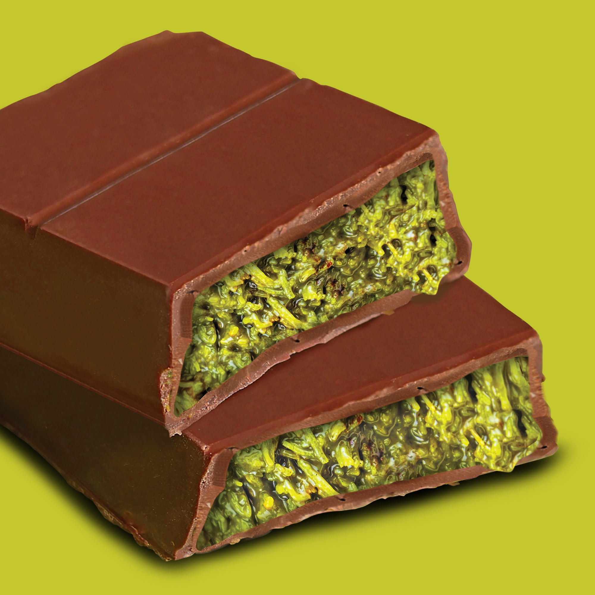 Leonessa Dubai Chocolate Bar with Pistachio Kunafa, Made with Belgian Chocolates, 3.5 oz 2-Pack