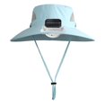 thumbnail image 2 of Sombrero con ventilador solar para niños, transpirable y práctico, con protección solar y circunferencia de la cabeza. Azul, 2 of 9
