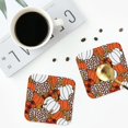 thumbnail image 4 of Naloa Various Pumpkins Coasters for Set of 4 - PU Leather Coasters, Coasters for Table Cup Tea Coffee Beer, Decorative for Kitchen Homedecor (Round), 4 of 6