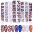 thumbnail image 3 of 1440PCS Nail Art Rhinestone Shiny DIY Nail Art Decoration Nail Art Jewelry, 3 of 6