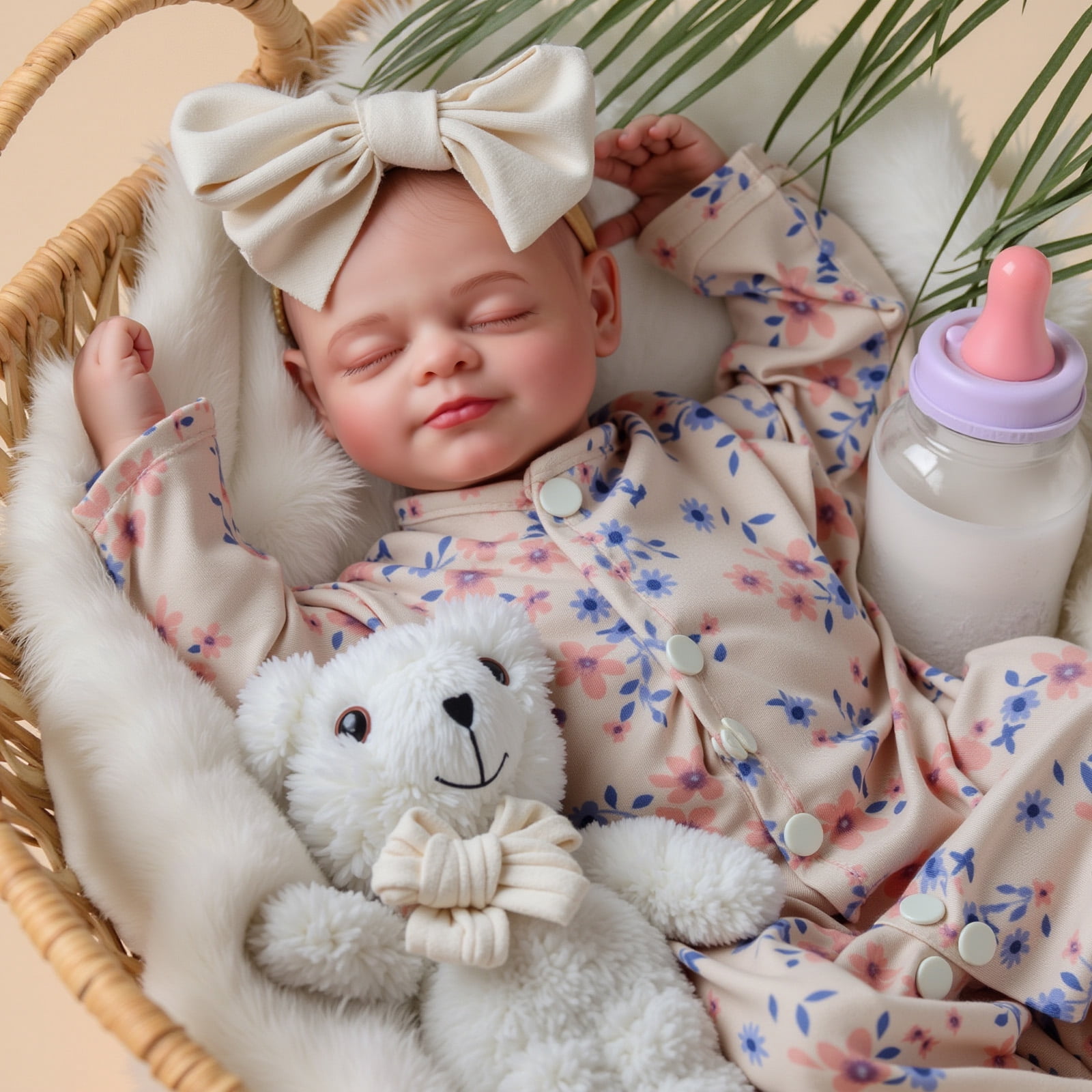 Reborn Baby Dolls 17 inch Soft Body Realistic Newborn Baby Dolls with Clothes Gift Box for Kids Age 3+