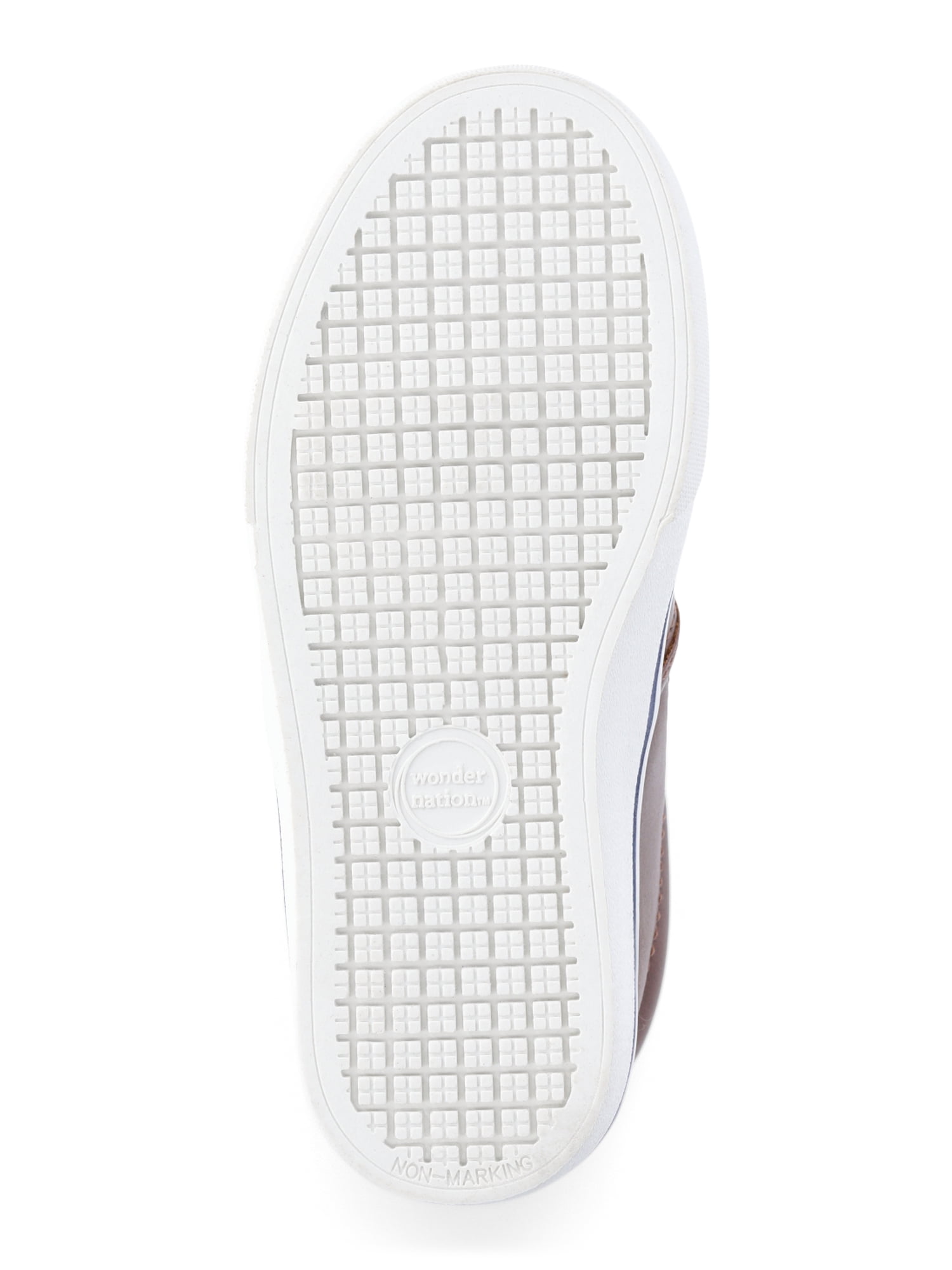 Wonder Nation Toddler Boys Faux Leather Slip-On Shoes