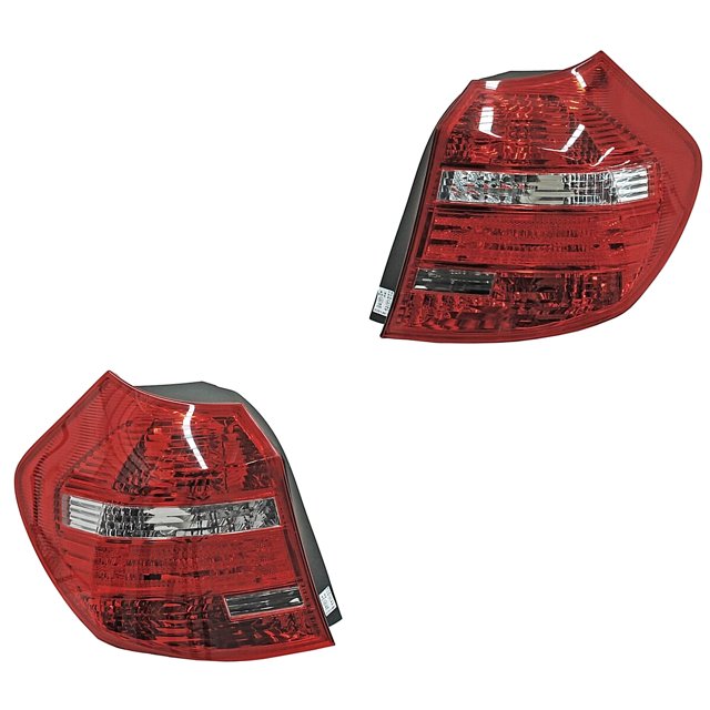 Par de Calaveras Serie 1 2008 A 2011 Bmw Clara S/Arnés TYC .
