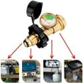 thumbnail image 3 of Bgsha 100 lb propane tank adapter, Propane tank adapter converts valve stem to Qcc1, 3 of 9