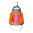 thumbnail image 1 of Exterminador electrónico de insectos portátil con función foco y batería recargable naranja Grande, 1 of 3