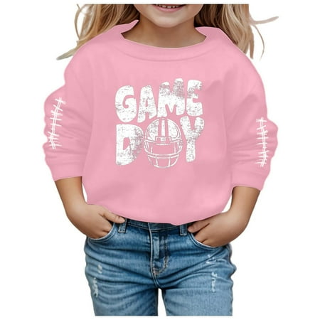 

Daznico Boy Girl Long Sleeve Soft Sweatshirt Graphic Kids Cute Crew Neck Pullovers Top Clothes Size 3-4 Years