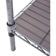 thumbnail image 2 of CozyNestFinds Wire Shelf Liner 18" x 48" Value Pack of 5 Flat Heavy Duty Waterproof Non-Adhesive Industrial Strength Plastic Mats for Tier Shelving Unit, Gray, 2 of 14
