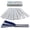 Thin Blue, variant on Dental Articulating Paper, Straight, Thick Red, 180 Sheets