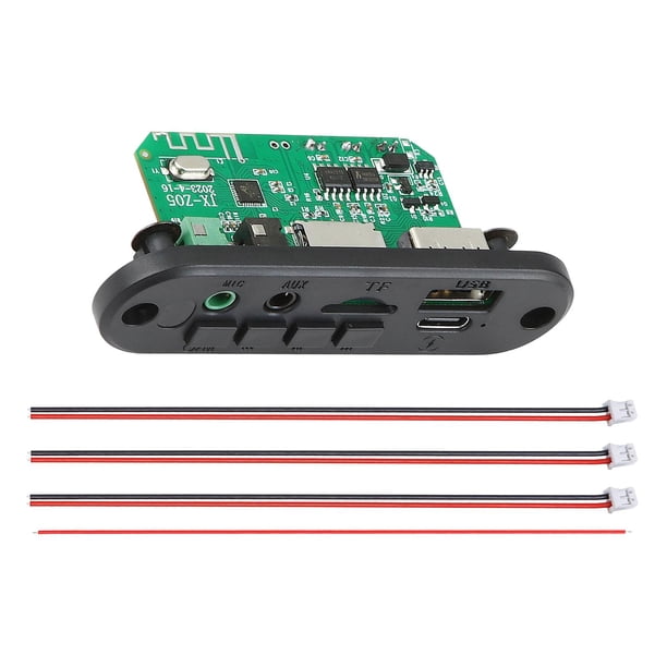 Tablero decodificador de MP3 Módulo de decodificación de Audio Tablero de decodificación DIY de alto rendimiento Tarjeta de decodificación Bt