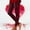 Red, variant on Women's Yoga Pants Workout Joggers Casual Valentine's Day Heart Print Full Length High Waist Leggings for Running Exercise Gym Red(S-3Xl)